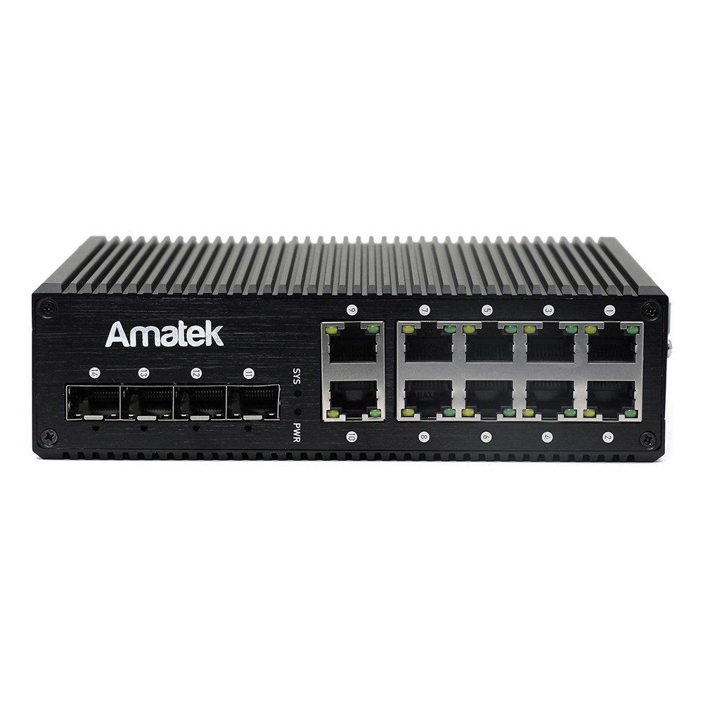 AN-SXGM14P8A  - промышленный 14-портовый  управляемый гигабитный L2 коммутатор с PoE до 240Вт 7000742 фото 4